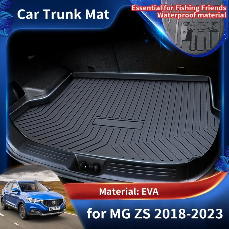 

Car Rear Trunk Mats Waterproof Protective Liner Trunk Tray Floor Mat Accessories for MG ZS ZX Plus ZST Astor VS ZS11 2018~2023