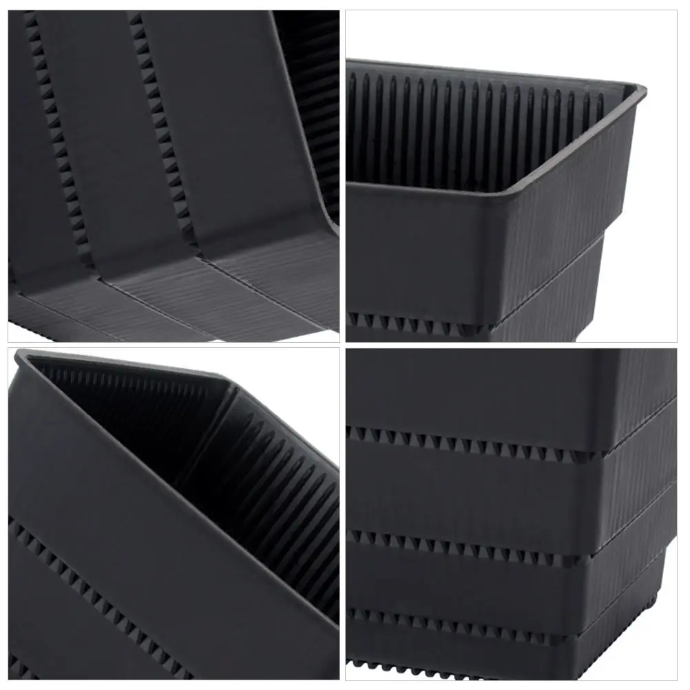 

Root Control Flower Pots Resin Square Planter for Succulents Cactus Indoor Garden Decor Plant Holder Simple Material