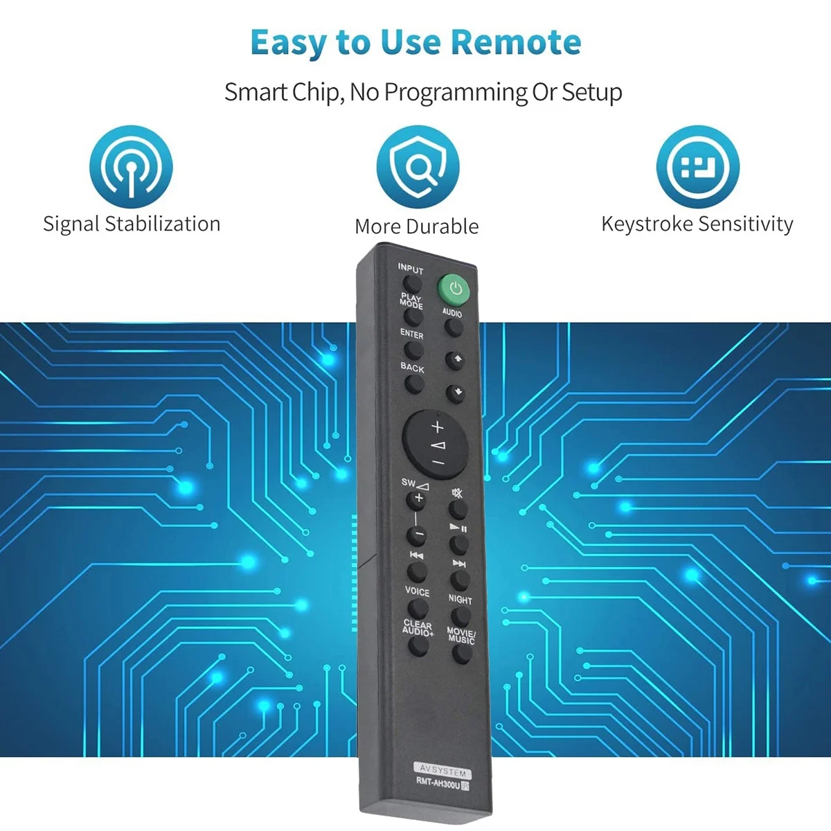 جهاز تحكم عن بعد ، لشريط الصوت سوني ، htct290 ، htct290 ، htCT2991 ، ، ، من من أجل ، rmtahu