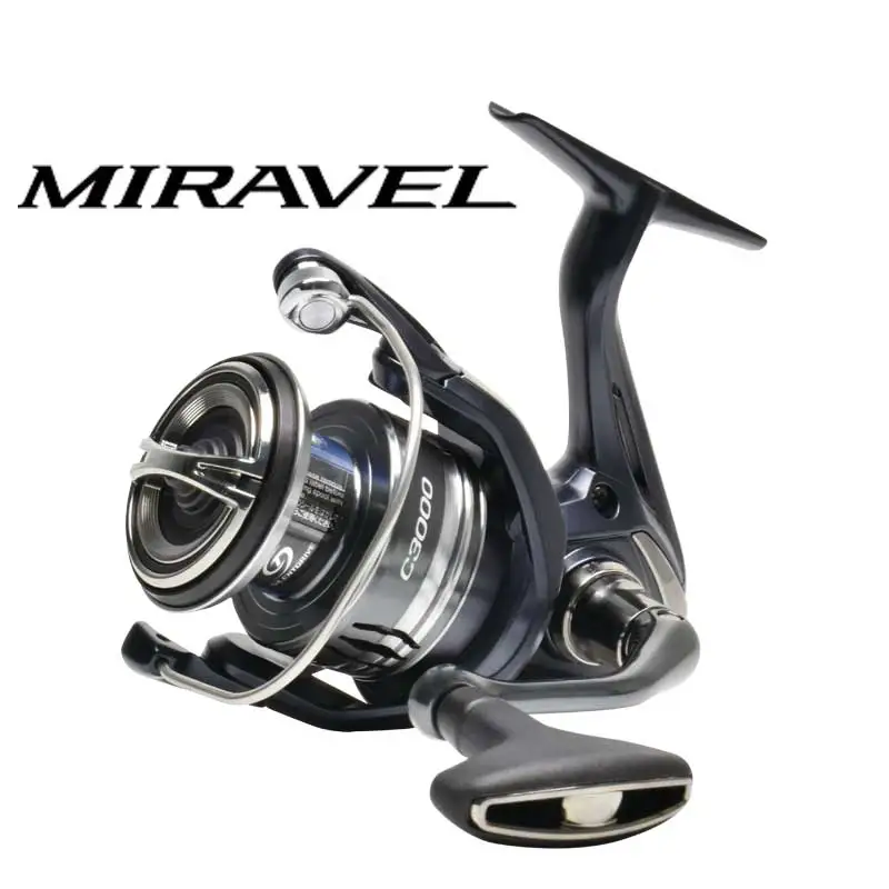 

SHIMANO Reel MIRAVEL Spinning Fishing Reel 5+1BB 5.0:1/6.2:1 Ratio Metal Spool 3-11KG Power HGN Gearing Saltewater Fishing Reels