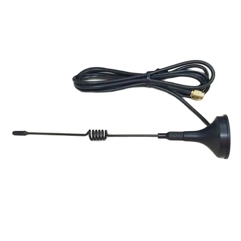 

1PC 433Mhz Antenna Radio Aerial 3dbi RP SMA Male Plug Conenctor With Magnetic Base Extension Cable 1.5m for Ham Mobile #1