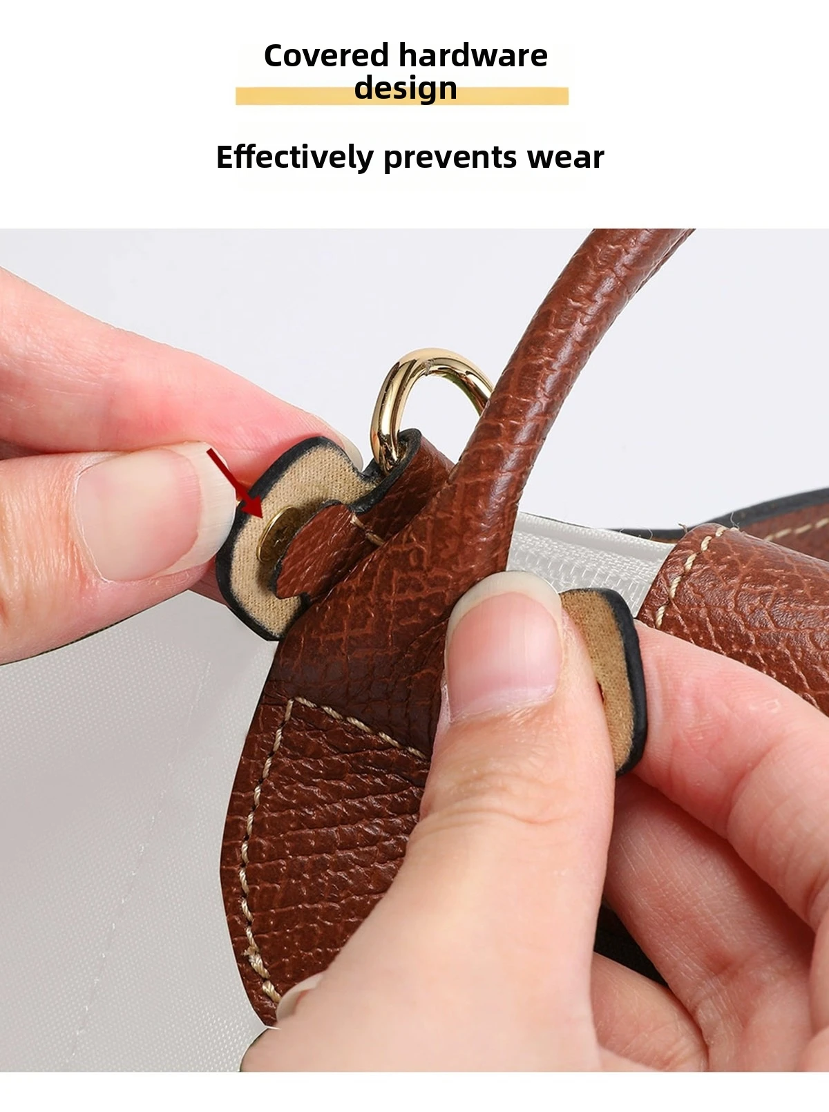 2026 New Leather Bag Strap For Longchamp S Durable Fashion Without Punching Modification Bag Accessories