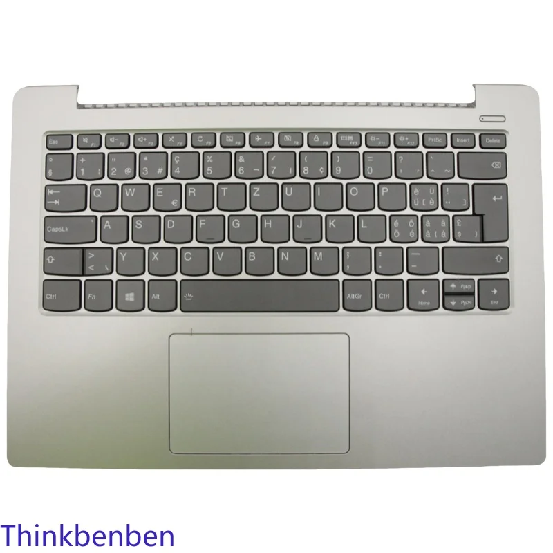 

LAS Latin Spanish Platinum Grey Keyboard Upper Case Palmrest Shell Cover For Lenovo Flex 5 14 ALC05 ARE05 IIL05 ITL05 5CB0Y85339
