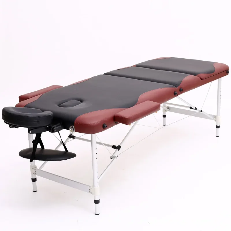 

FG17Aluminum alloy feet thickened folding massage bed SPA beauty massage tattoo shampoo bed