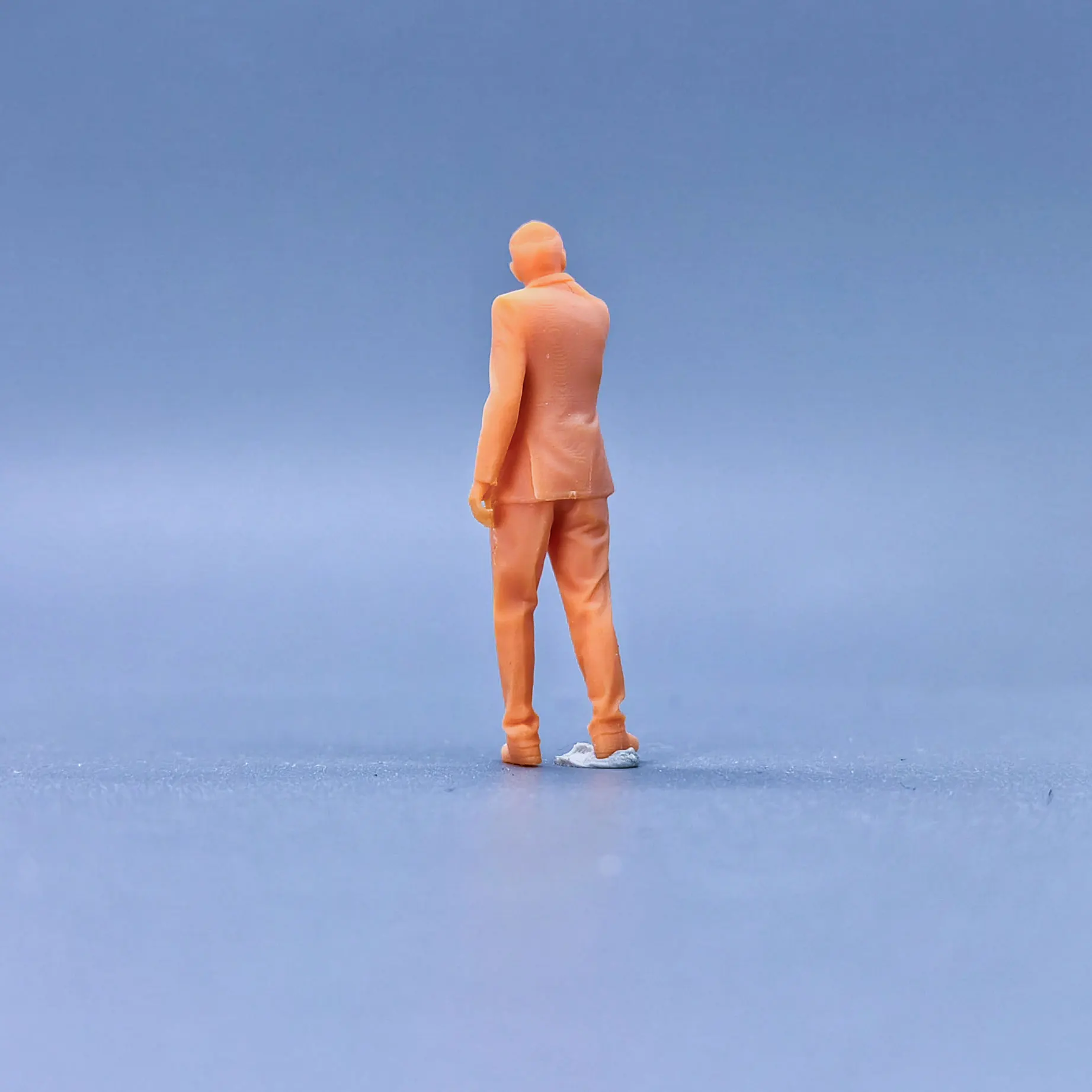 1/64 1/43 Skala Model Resin Pemilik Setelan Menunjuk Pada Diorama Miniatur Berwarna S729 Tangan-dicat
