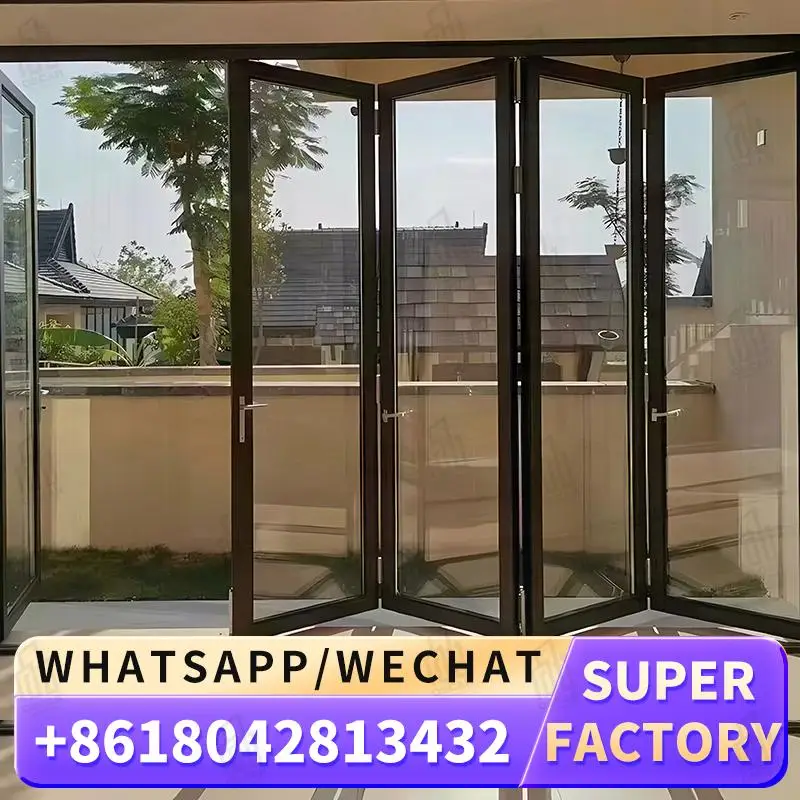 

Customizable High function Windows Foldable door for European Office Spaces Ideal Factory made Product Windows Foldable door