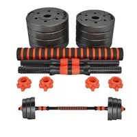 Hot Sale Custom Weight Lifting cheap Round Paint Barbell Dumbbell Handles Sales 20Kg Adjustable Dumbbell Set Cheap Price