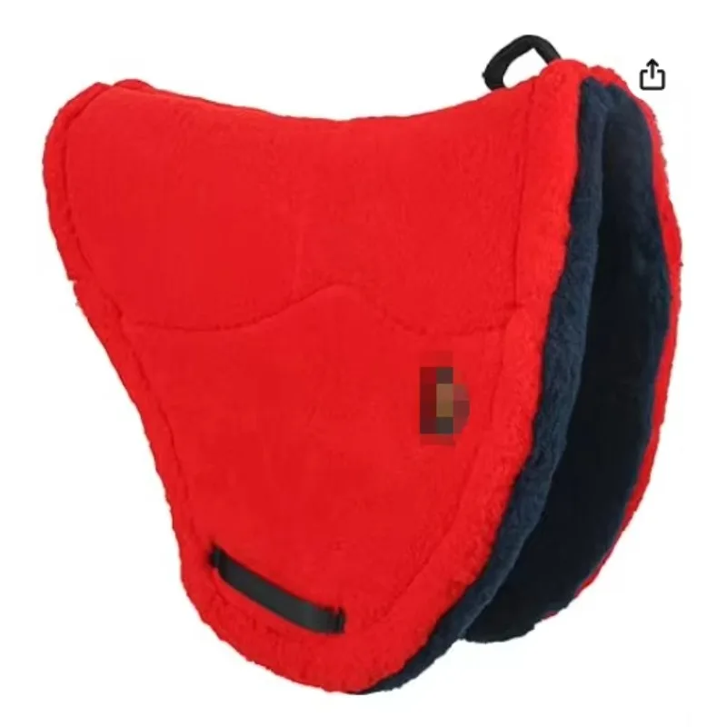Custom Made Jumping Satin Fabric Western Horse‑Riding Dressage Equestrian Saddle Pads Leather with Polycotton Lining