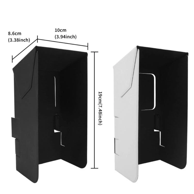 Smartphone Sunshade Holder Dramatically Reduces Lights and Enhances Visibility Foldable for 4.7-7inch Phones
