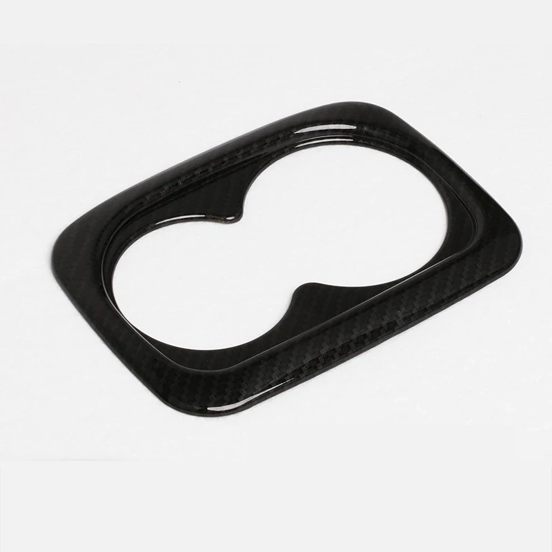ABS Car Seat Back Row Water Cup Holder Cover Frame Panel Trim Sticker Accessories For Honda Civic 10th 2016 2017 2018 2019 2020 - view 5
