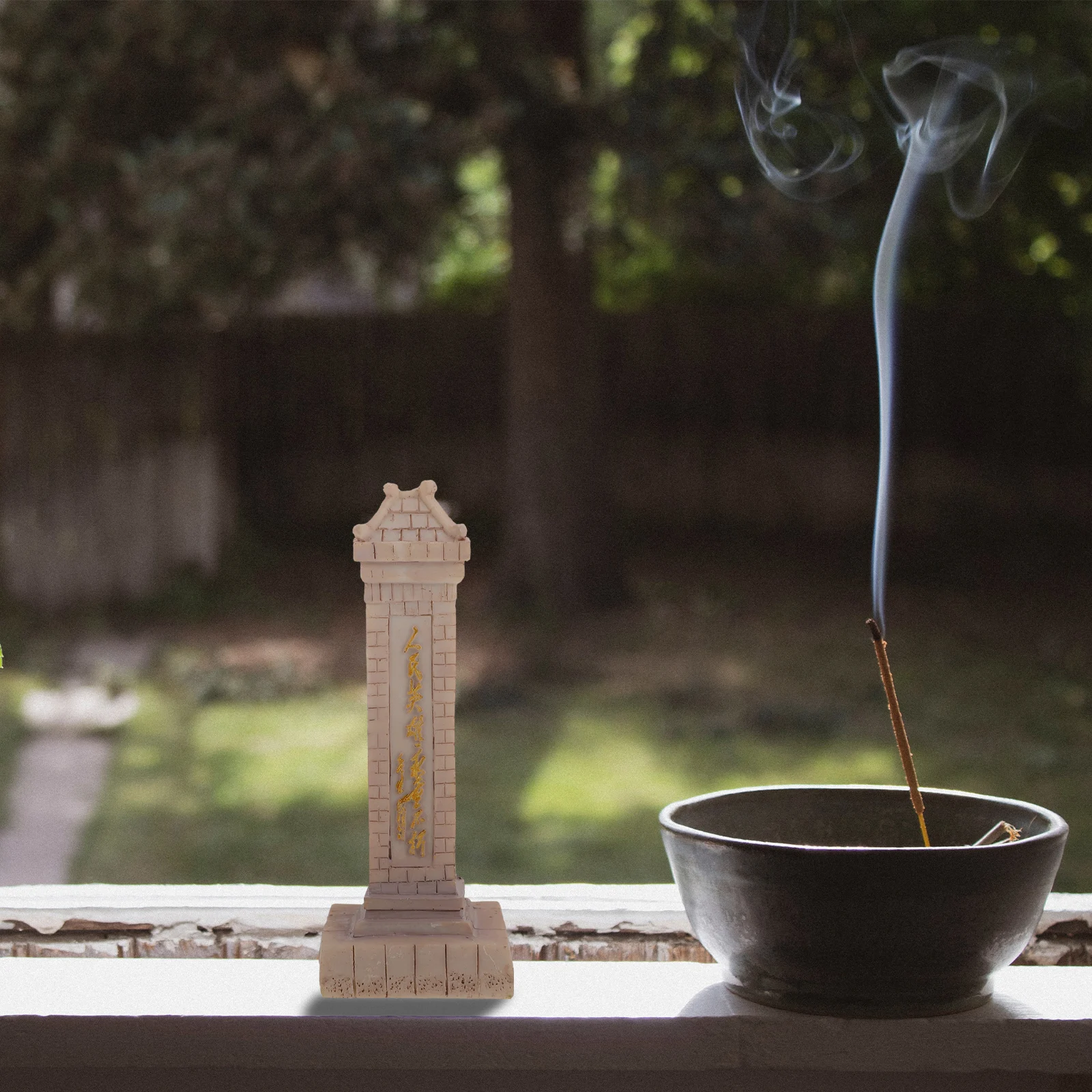 

People's Heroes Monument Resin Crafts Creative Tabletop Ornament Home Decor Desktop Sculpture People's Heroes Monument Statue