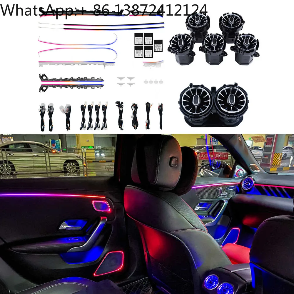 

Right Hand Drive Dynamic 64 Colors W177 W118 Ambient Light for Mercedes A-Class CLA 2020-2025 Interior Lighting Upgrade Kit