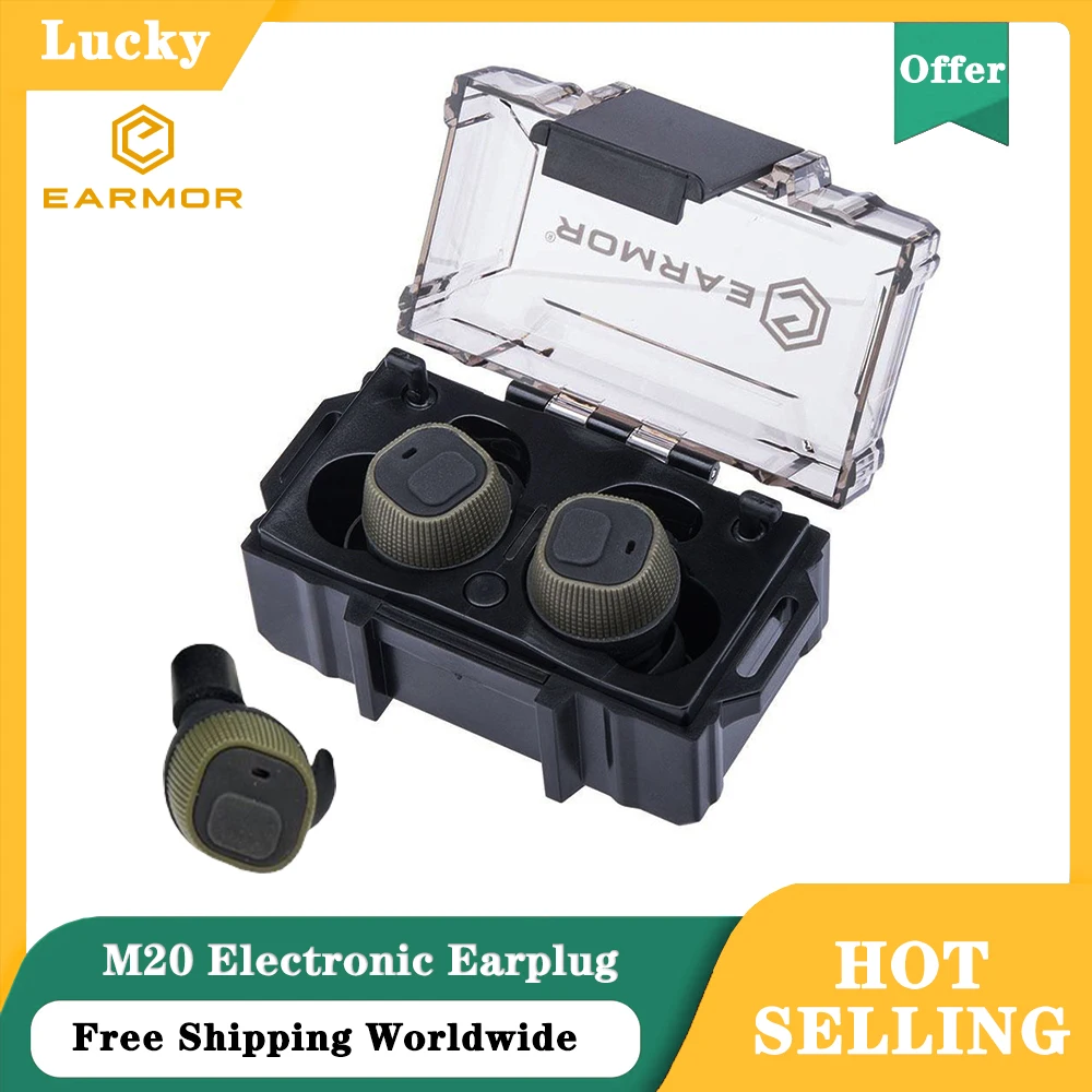 EARMOR M20 electronic anti-noise earplugs,For Manufacturing,Maintenance & Gun Range Noise Canceling Hearing Protection Headset