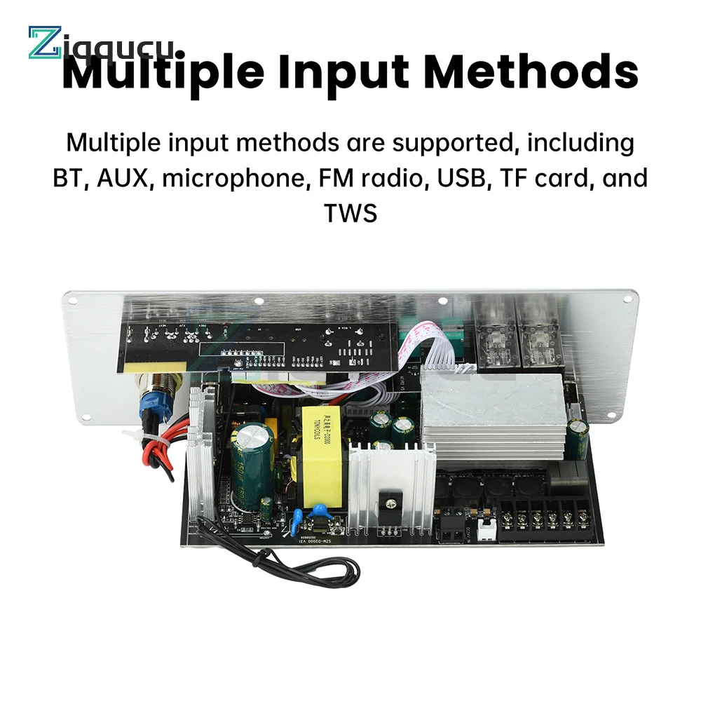 

Плата усилителя Bluetooth D2000, 2,1-канальная домашняя аудиосистема, вход 24 В постоянного тока, 110-220 В переменного тока, высокая мощность, выход 100 Вт + 100 Вт + 200 Вт