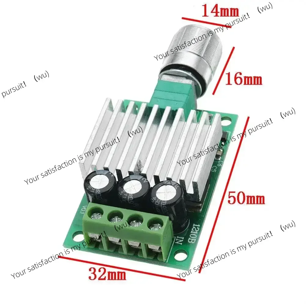 3pcs 10A 12-30V Pwm DC Motor Speed Controller 12/24V Suitable for Fan Motor LED