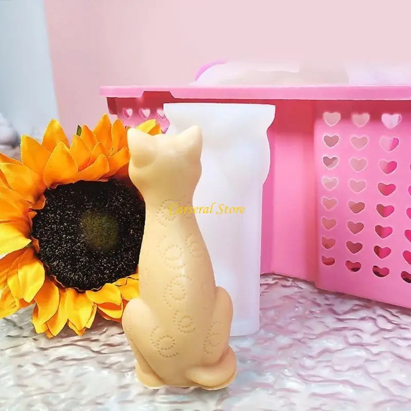 

M4YF Flexible Silicone Mold With Cats for Resin and Plaster Crafting Supplies