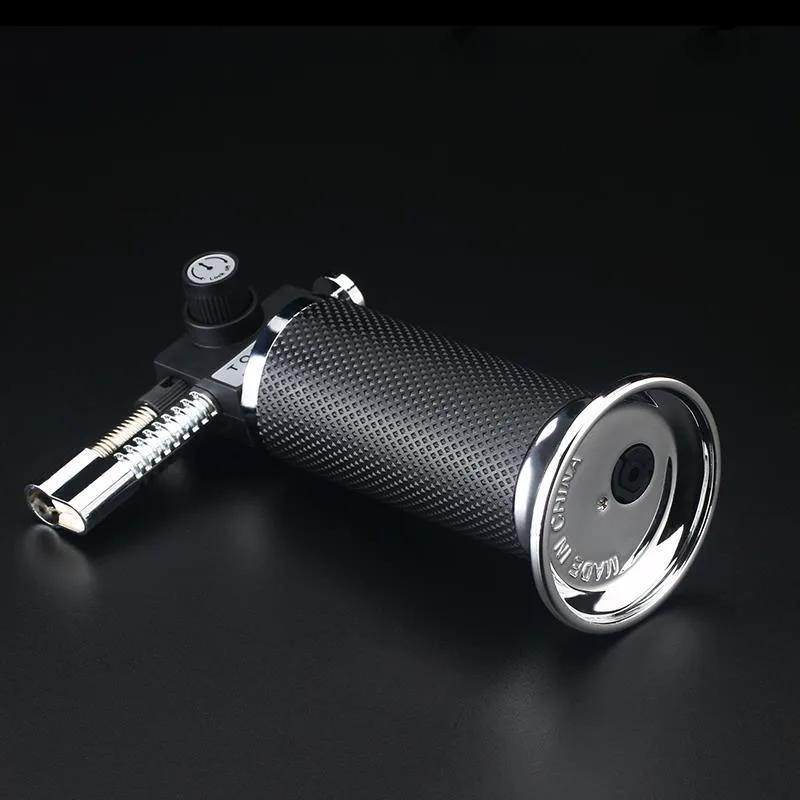 2023Gas Lighter Windproof BBQ Kitchen Cooking High Capacity Torch Turbine Lighter Spray Gun Jewelry Metal Welding Men\'s Gifts