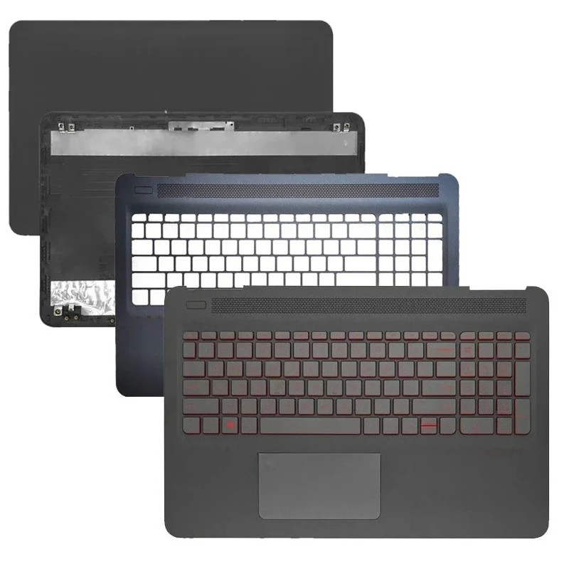 For OMEN 2nd 15-AX 15-BC 15-DP TPN-Q173 G35 LCD Back Cover Palmrest Keyboard Hinges Upper Top Case 905118-001 859735-001