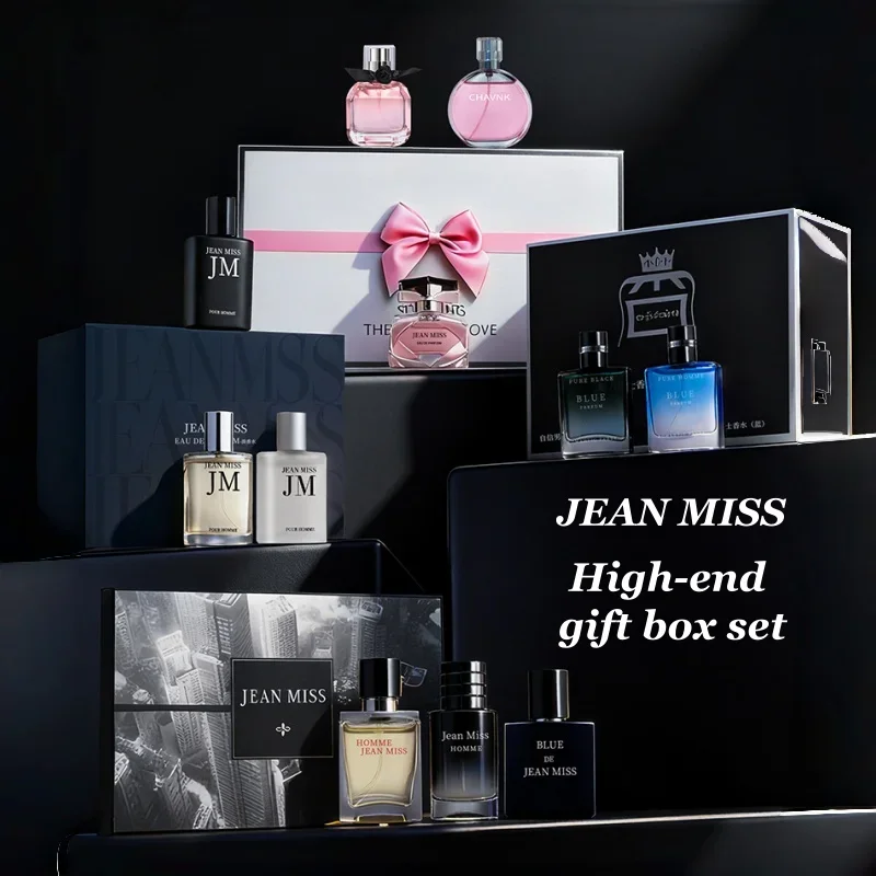 

JEAN MISS Fragrance Set Eau de Toilette Gift Pack for Men and Women Long-Lasting Fragrance for Daily Use & Special Occasions
