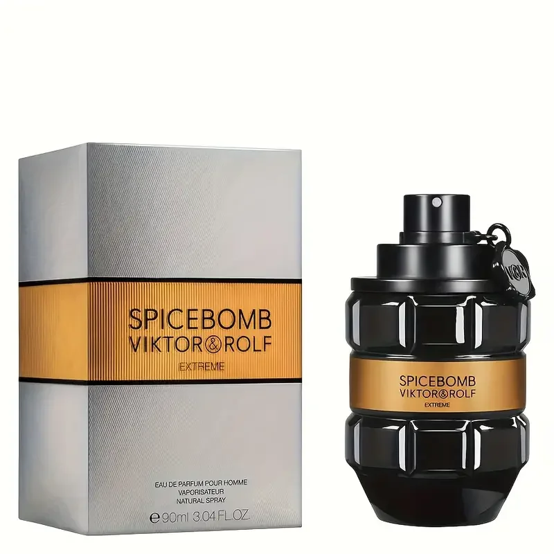 ViktorI Spice Bomb Eau de Parfum- Colonia para hombres, fragancia duradera, Woody Spice- Colonia para hombres- Con notas de cítricos y tabaco