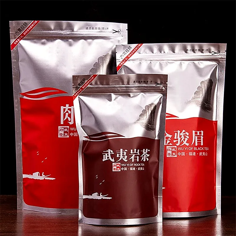 100% Natura Chinese Red ZhengShan XiaoZhong Bags For Diy Shelf Decoration With Cover Pattern NO Packaging Bag