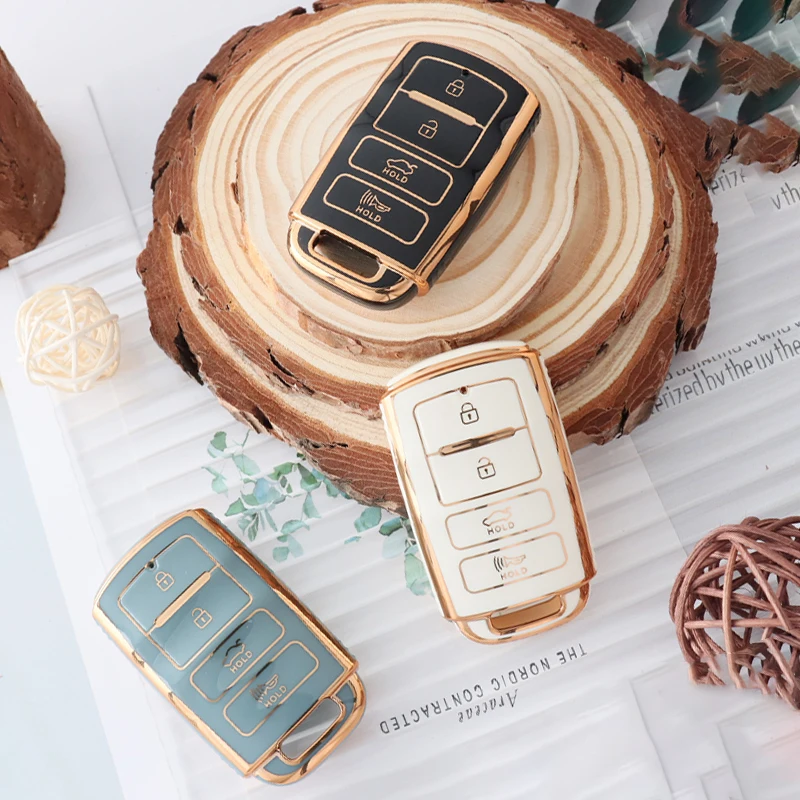 

Soft TPU Car Key Case Cover Protection Shell for Kia New K7 Cadenza K9 K-04 Sorento K900 Keyless Auto Interior Accessories