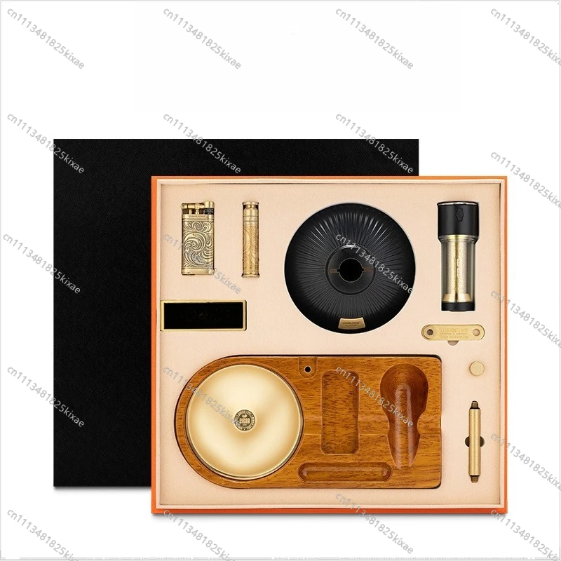 For Cigar Cigarette Set Multifunctional Pipe Cigar Ashtray Gift Box Set
