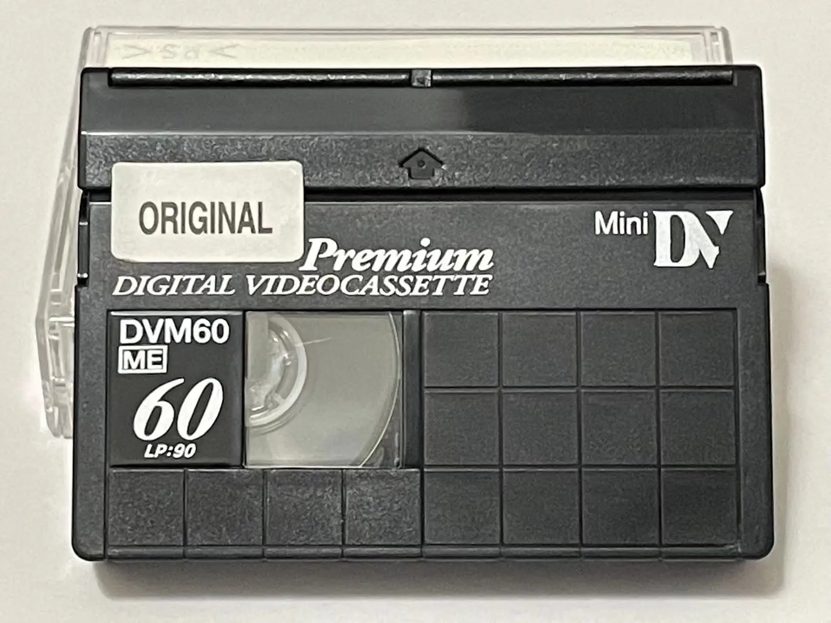 Cintas de casete de grabación de vídeo Digital Mini DV Premium, un auténtico en blanco, SP60 / LP90 minutos.