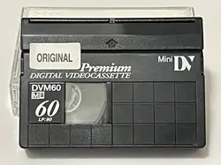 One Blank Authentic SP60 / LP90 Minutes Premium DVM60 Mini DV Digital Video Recording Cassette Tapes.