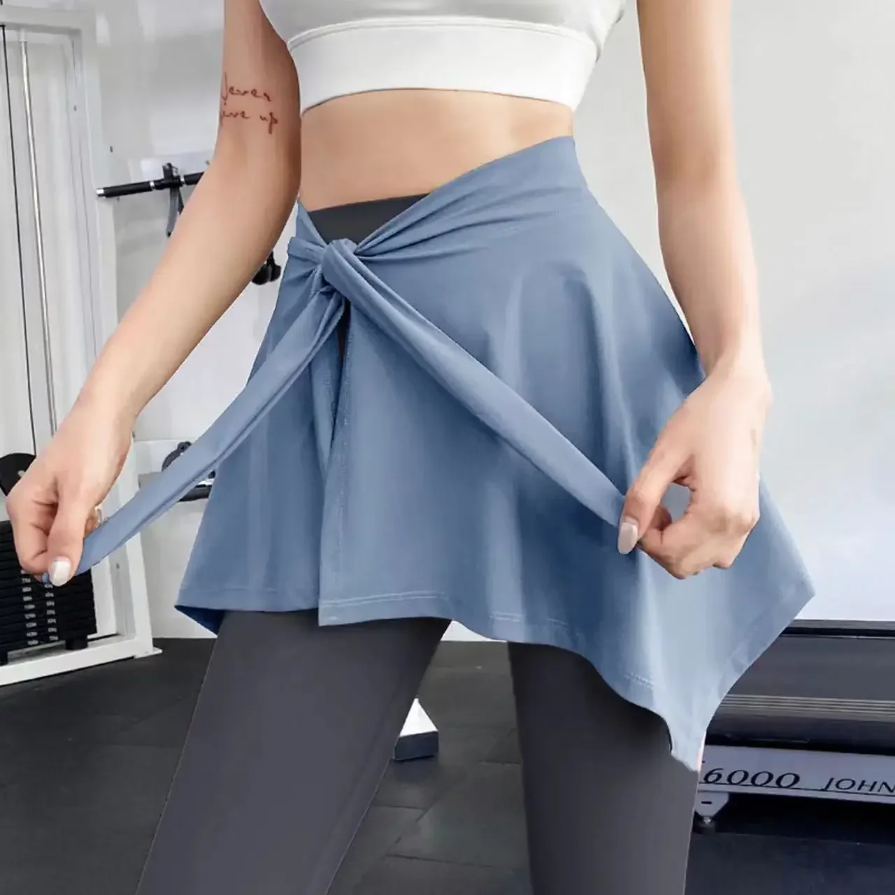 Yoga, Fitness, Short Skirt, Dance Outer Wrap Skirt, Strap Skirt, Cover The Buttocks, Look Slimming and Prevent Exposure