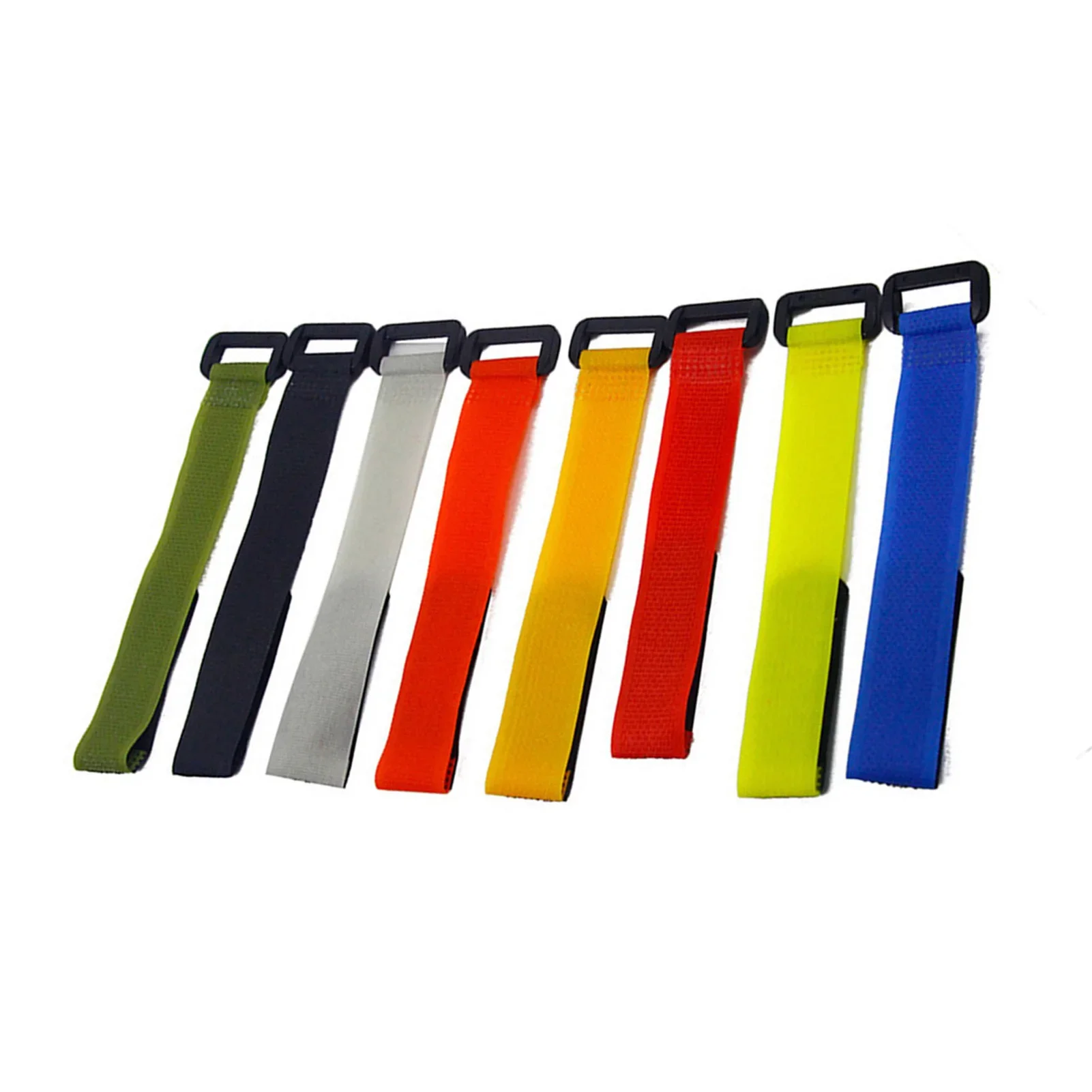 Angelrutenbänder 10 Stück, verstellbare Klettverschlüsse aus Nylon und Polyester für die Aufbewahrung von Angelzubehör im Freien, tragbarer Organizer für Angelruten. – Detail 6