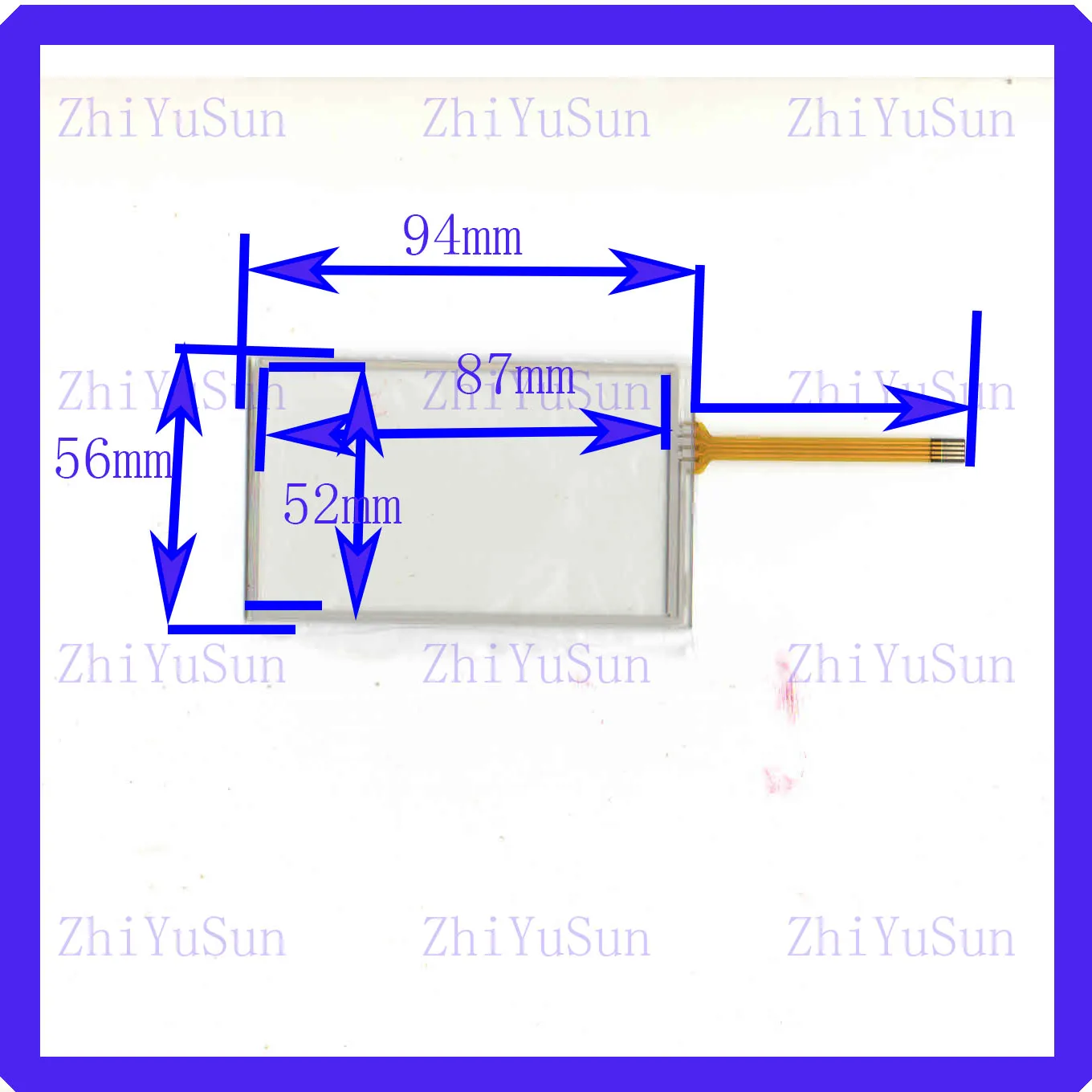

94*56mm SUMTOMO ELECTRIC Touch Screen glass touchsensor touchglass digitizer 94*56mm