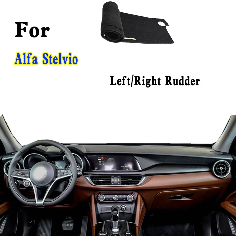 

For Alfa Romeo Stelvio Q4 949 Car Dashboard Mat Accsesories Anti-reflective Anti-slip Anti-dirty Pad Instrument Panel Cover