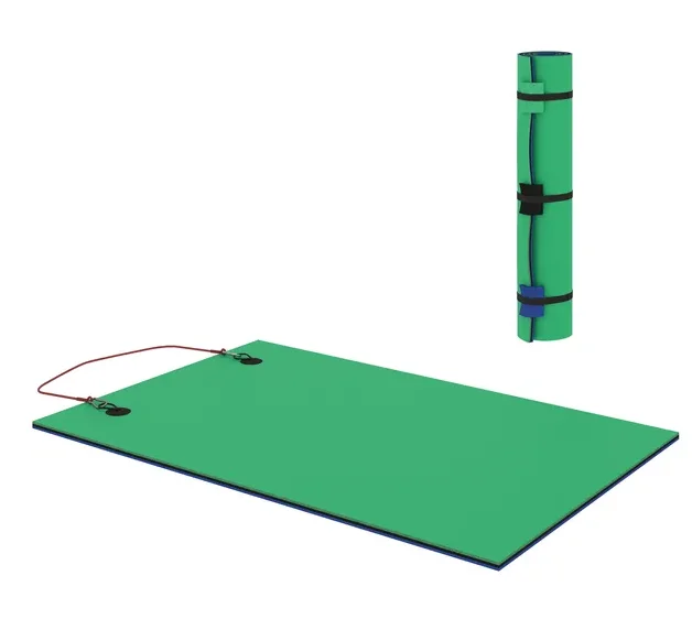 Soozier 9' x 6' Tappetino per acqua Lily Pad per 2 adulti, Tappetino per acqua galleggiante per lago, piscina, oceano, spiaggia e canottaggio, Verde