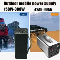 Solar Generator Outdoor Camping Battery Emergency Charging Station Power Supply Portable Power Station 180W -300W 45Ah-90Ah