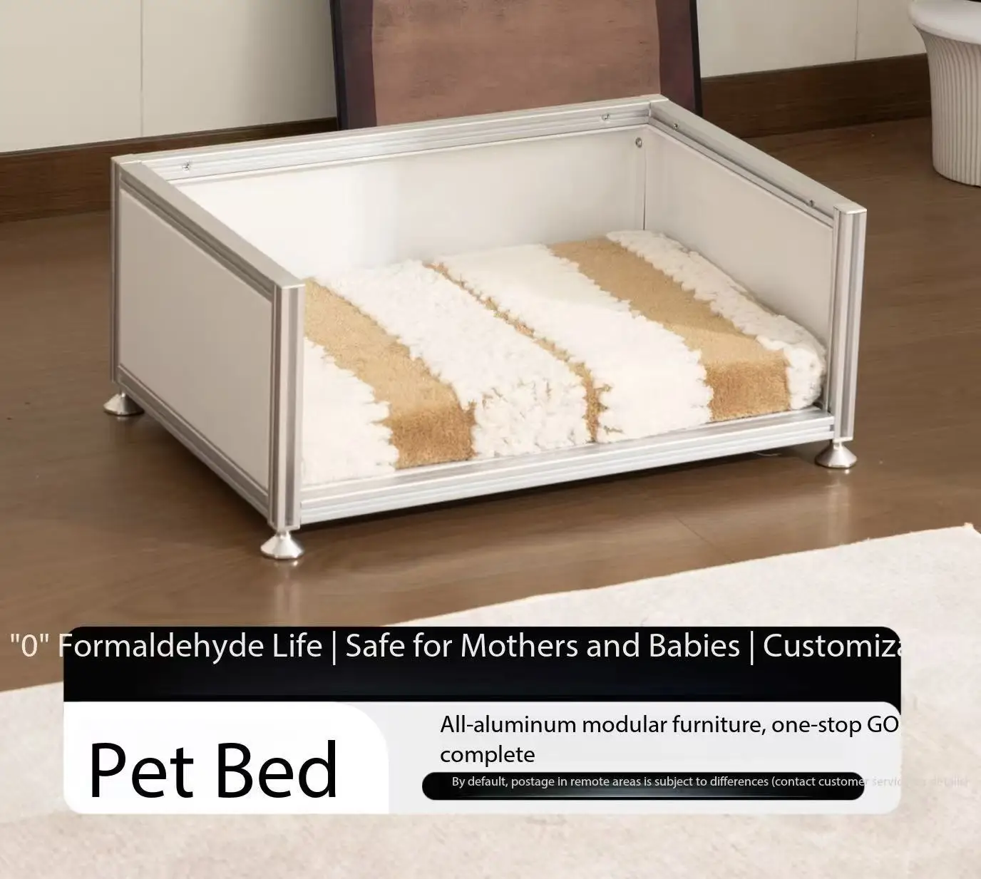 Bauhaus Aluminum Alloy Scratchproof Pet Bed, Luxury Small Pet House for Cats & Dogs, Viral Pet Sleeping Nest