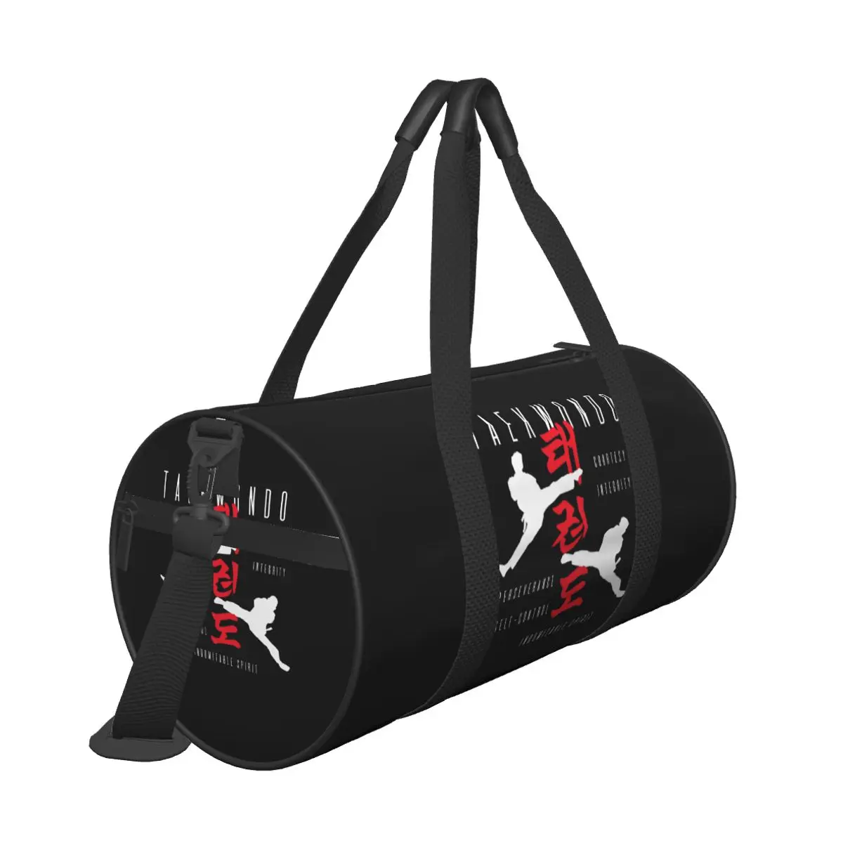 Borsa da viaggio Taekwondo per arti marziali borse sportive grandi borsa da palestra personalizzata da uomo portatile borsa da Fitness grafica per Yoga