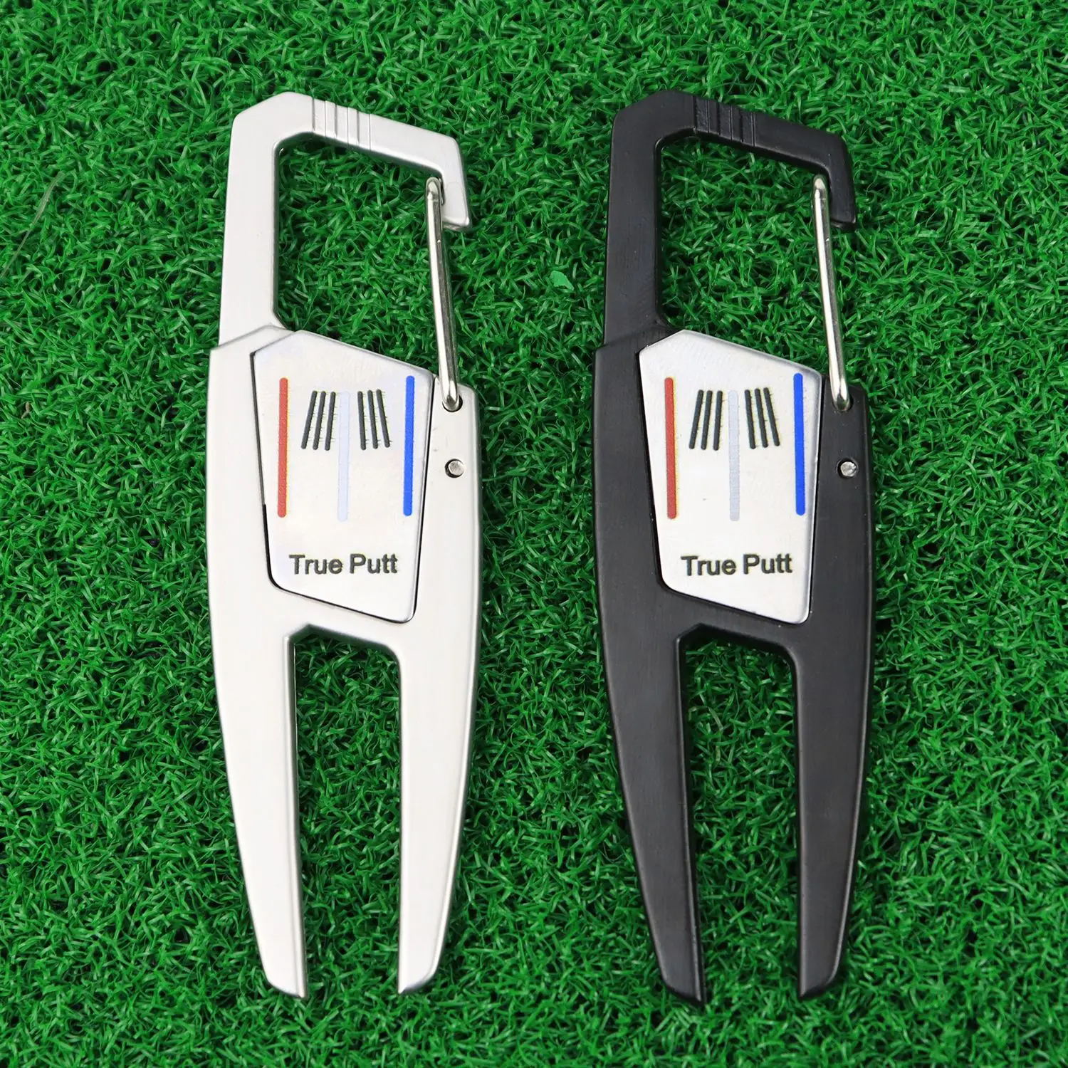 Tragbare Golf Divot Reparatur Werkzeug Training Aid Outdoor Putting Green Gabel Zink-legierung Grüne Gabel Ball Werkzeuge Golf Sport Zubehör
