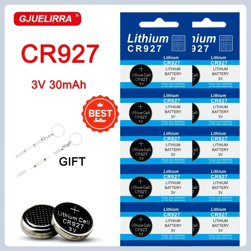 5-30 قطعة CR927 3 فولت 30 مللي أمبير بطارية ليثيوم DL927 BR927 LM927 ECR927 لمشاهدة سيارة التحكم عن بعد على مدار الساعة لعبة كهربائية خلية زر