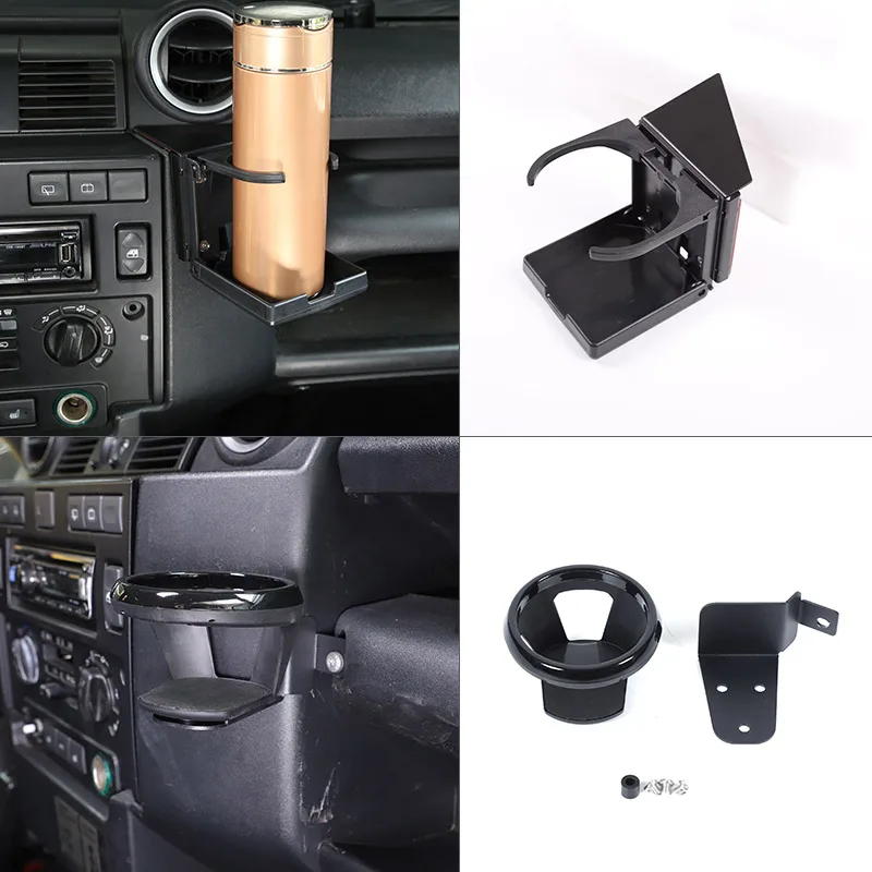 

For Land Rover Defender 2004-2018 Car Central Control Air Conditioning Air Outlet Water Cup Bracket Auto Interior Accessories