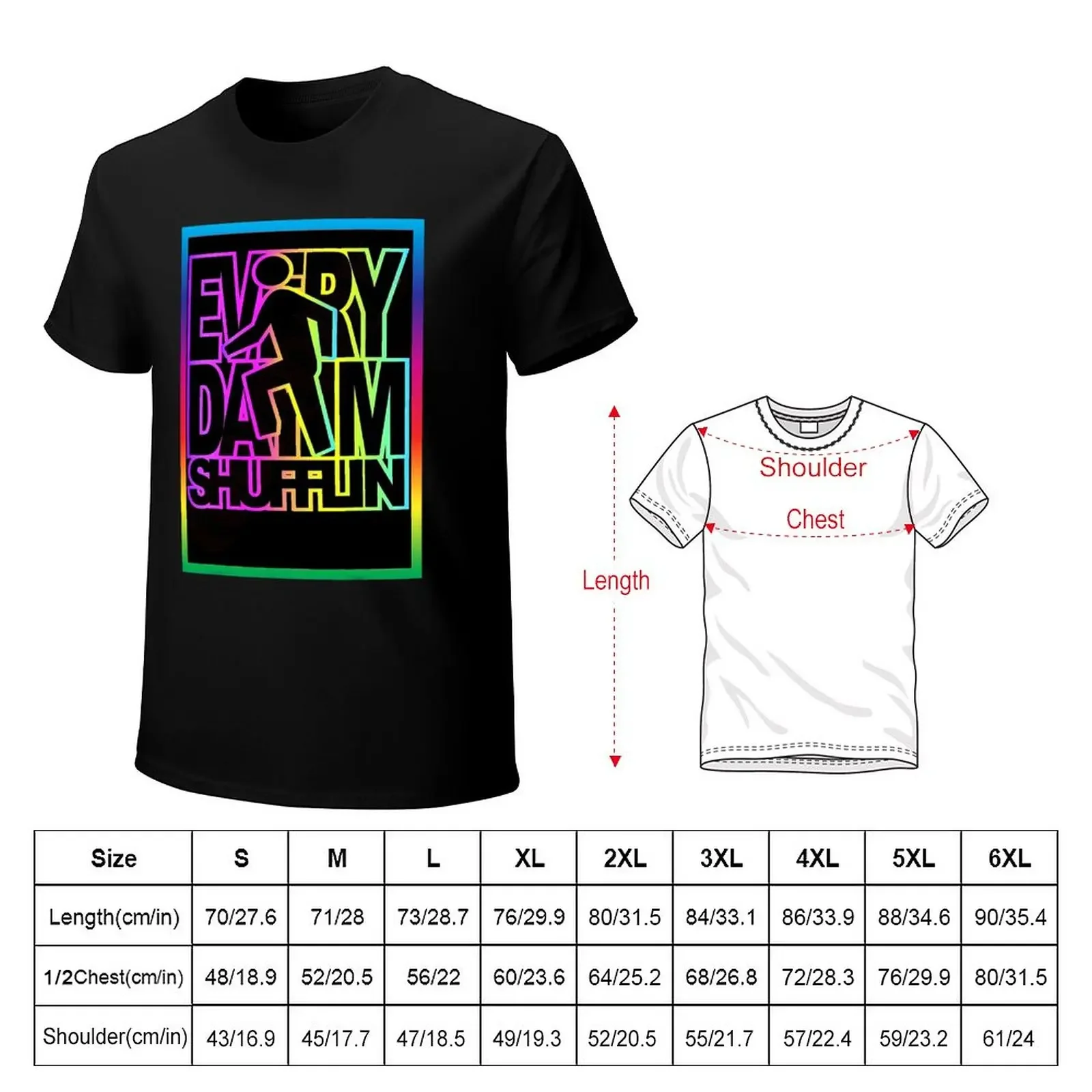 Everyday I'm Shufflin EDM Trap House Shirt T-Shirt quick drying heavyweights plain white t shirts men