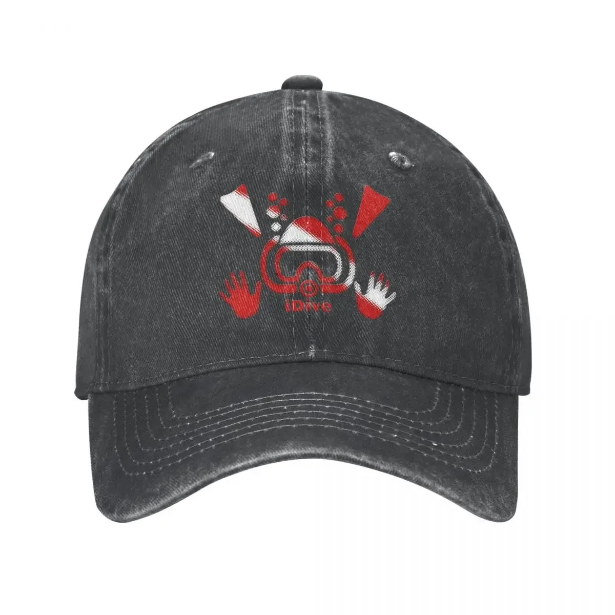 الغوص العلم قبعات البيسبول خمر الدنيم المتعثرة غسلها المحيط الغوص غواص Snapback قبعة للرجال النساء الصيف قبعات قبعة