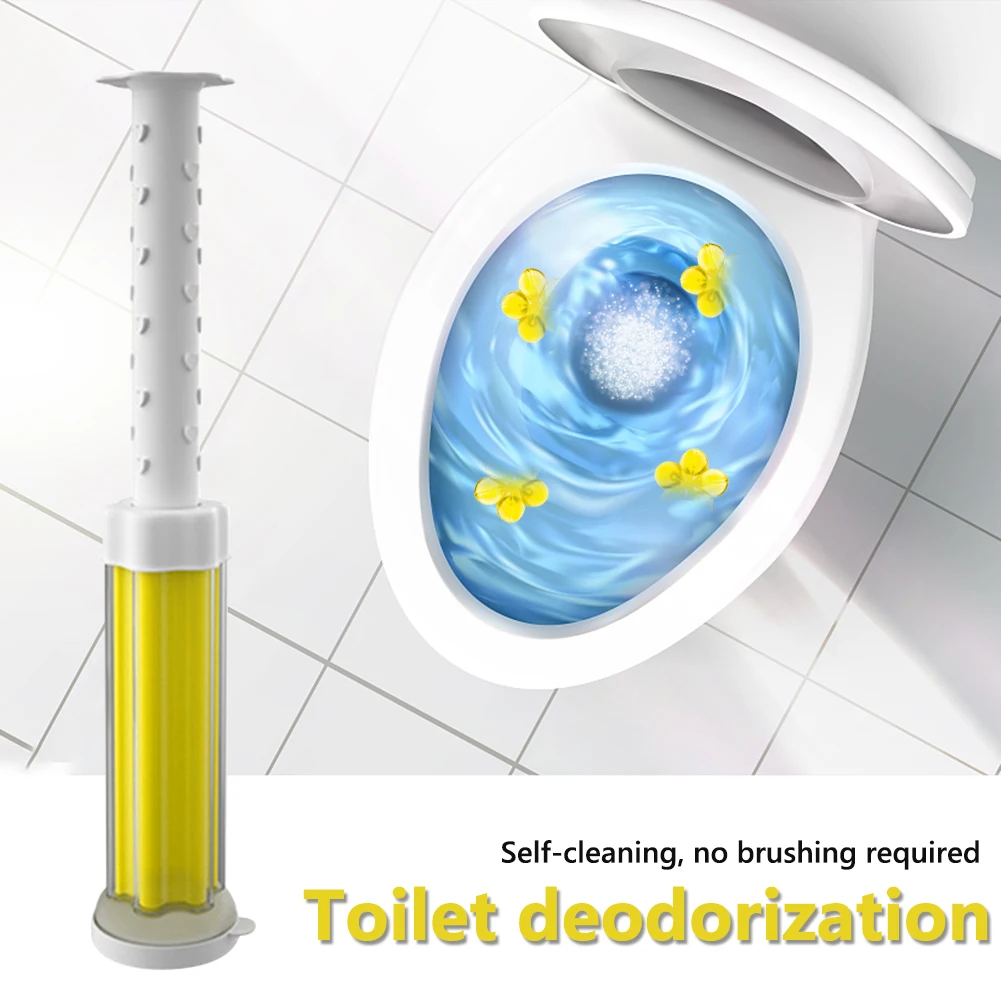 Toilet Cleaner Gel Toilet Gel Aromatic Flower Detergent Stamp Stops Limescale and Stains with Air Freshening Scent Deodorizing C