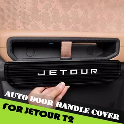 Auto Door Handle Cover Fit for Jetour Traveler T2 2023 2024 2025 Modified Auto Door Handle Storage Box Car Accessories