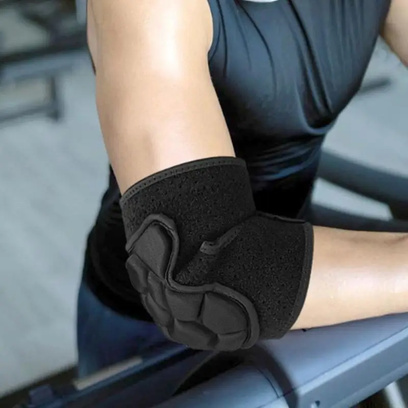M5TC Thicken Elbow Guard Cycling Elbow Brace Roller Skating Elbow Support Breathable Arm Guard for Weightlifting Arm Support