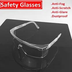 Occhiali di sicurezza trasparenti ANSI Z87 certificati UV Protect Eyewear per uomo donna con lenti avvolgenti antiappannamento e antigraffio