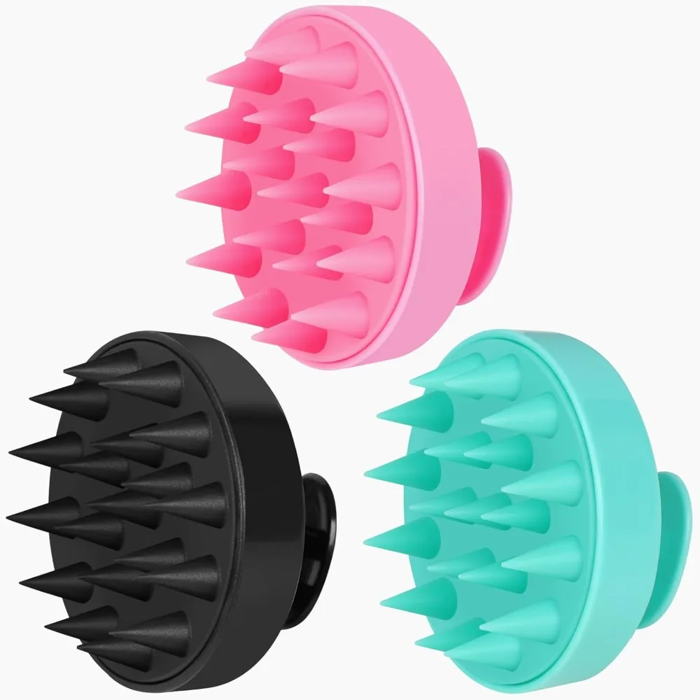 Scalp massager, scalp cleaner, scalp brush, shampoo brush, scalp exfoliator, scalp massager, soft silicone scalp massager