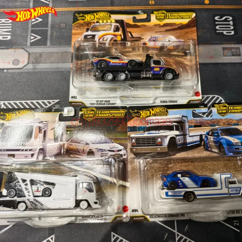 ホットウィール合金車モデルオリジナル-flf56-ゴールドラベルカーカルチャーチームトランスポートカマロホンダシビックフォルクスワーゲンコラード-vr6-ギフト