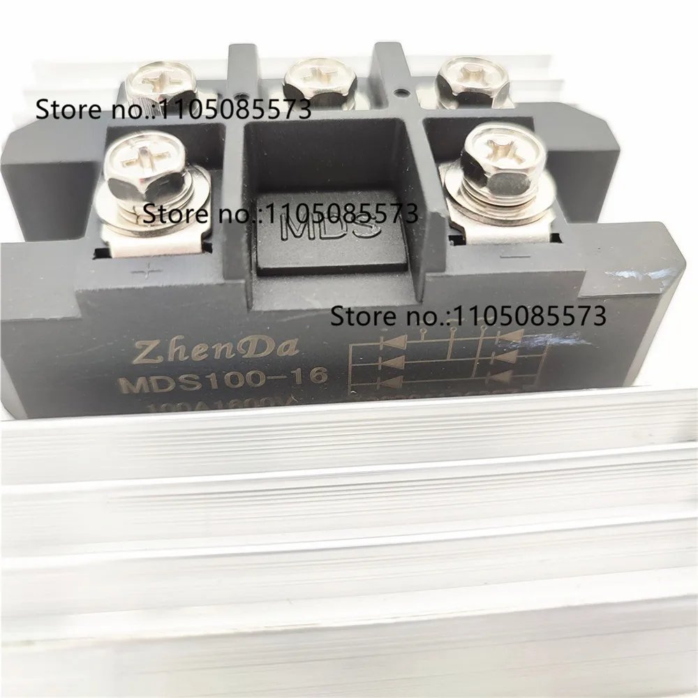 Three phase rectifier module MDS100A-16 with heat dissipation