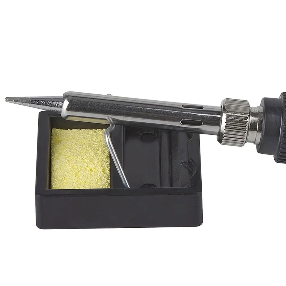 Mini Micarta Soldering Iron Stand Holder Welding Solder Soldering Stand With Clean Sponge